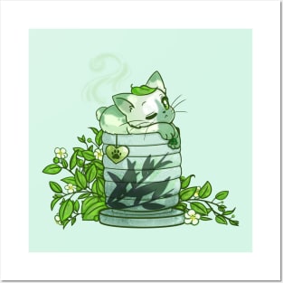 Tea Cats Series 1: Matcha Posters and Art